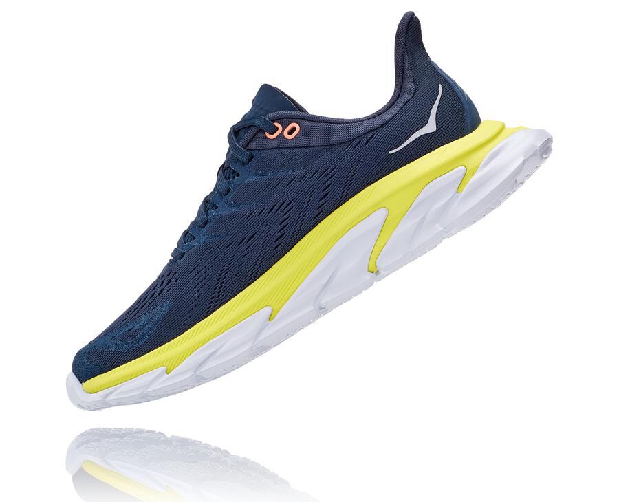 Tenis Hoka One One Feminino Azul Marinho - Clifton Edge - 502-ODIXCV